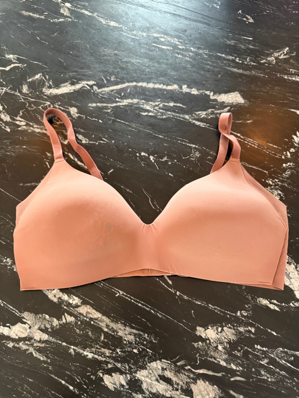 knix Smooth Wireless Moulded Bra - Dusty Rose